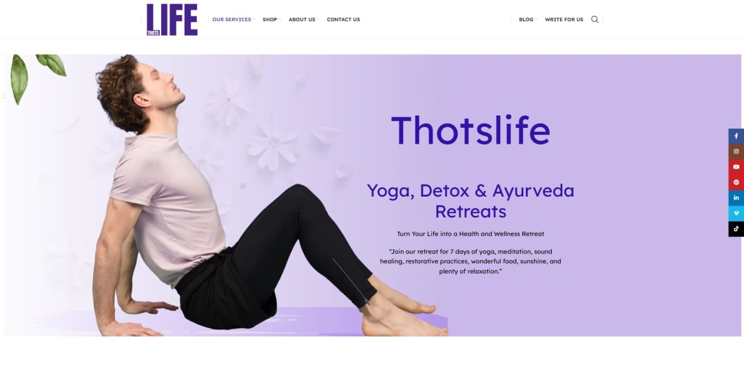 Thotslife Announces 2026 Yoga and Ayurveda Retreat Calendar for Global Wellness Seekers