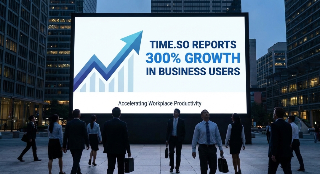 Time.so Reports 300% Growth in Business Users