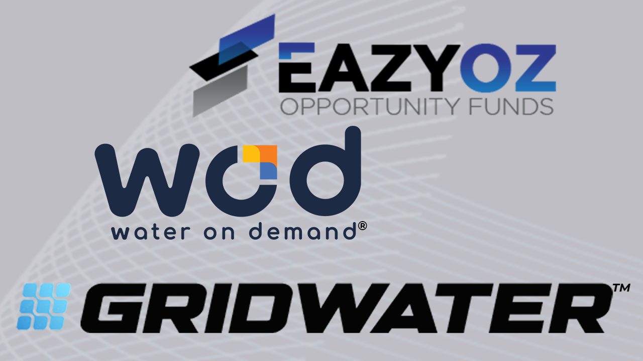 Water On Demand’s GridWater Venture Selected for Exclusive Eazy OZ Investor Pitch Day