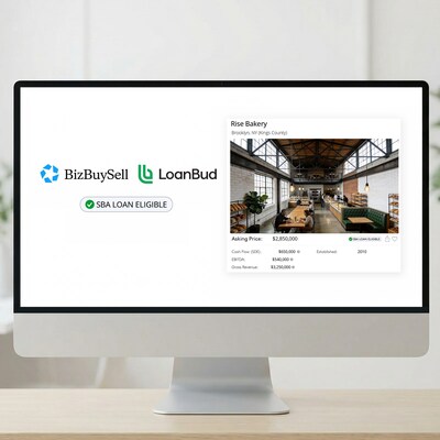 BizBuySell and LoanBud Partner to Launch SBA Loan Eligible Program