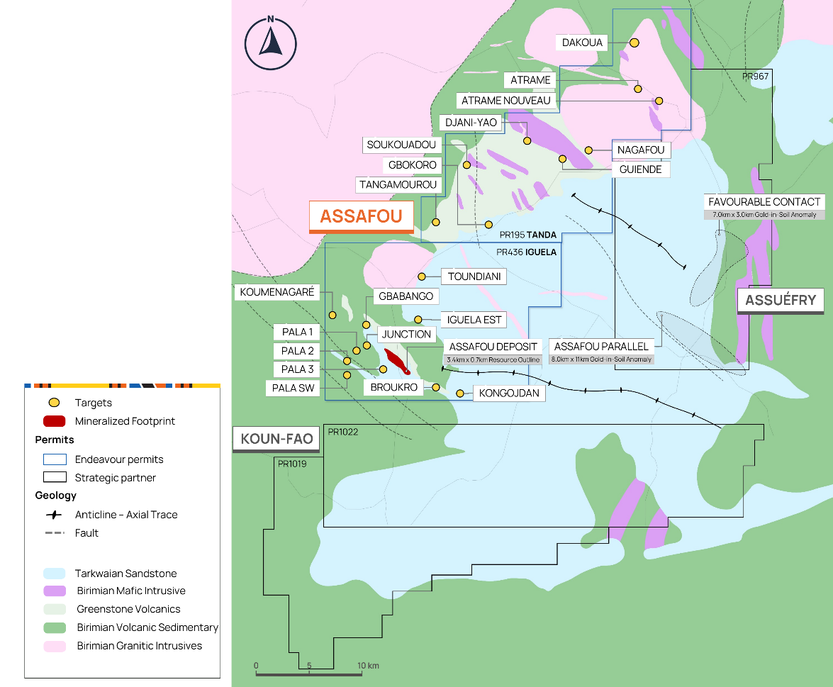 ENDEAVOUR ANNOUNCES POSITIVE DFS RESULTS FOR THE ASSAFOU PROJECT THAT UNDERPINS THE NEXT PHASE OF ORGANIC GROWTH